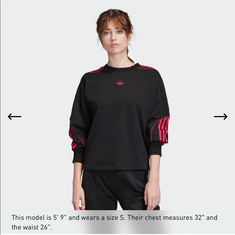 Adidas Cropped Sweatshirt